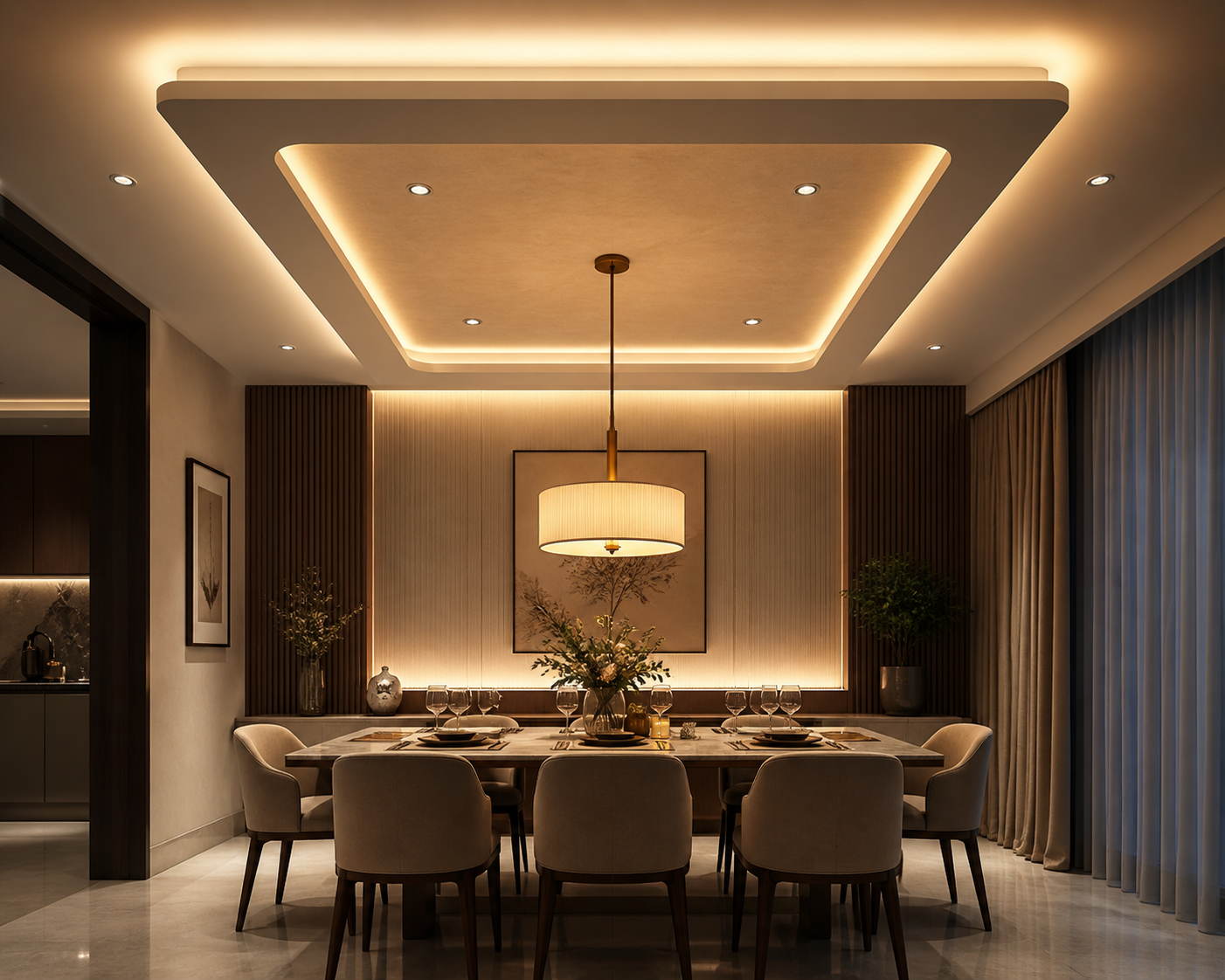 False Ceiling Bedroom